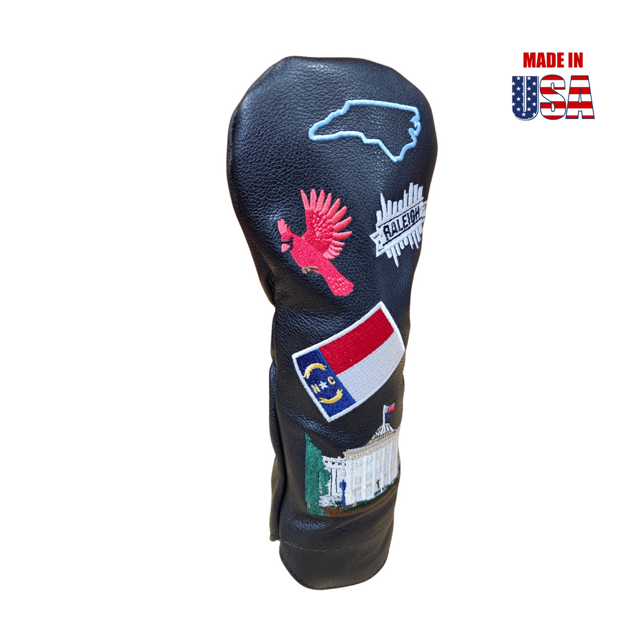 North Carolina Mural Black Driver Headcover 4