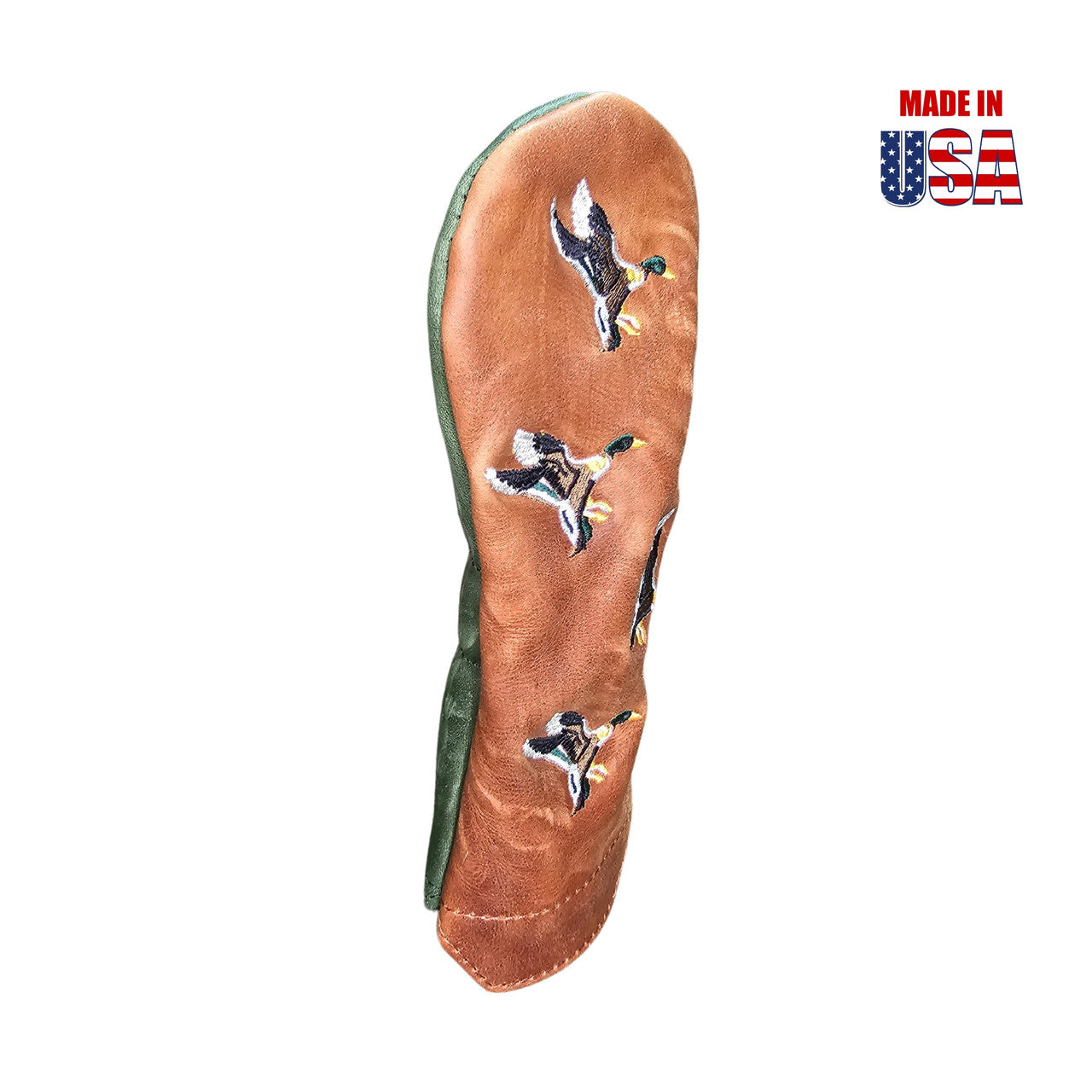 Flying Mallards Pull-Up Leather Hybrid Headcover Group side