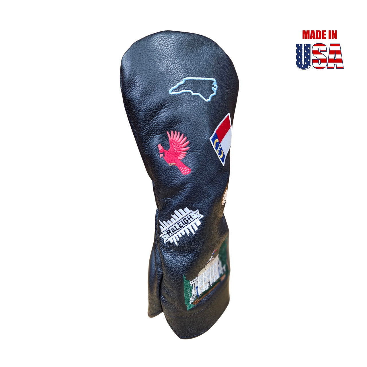 North Carolina Mural Black Driver Headcover 2