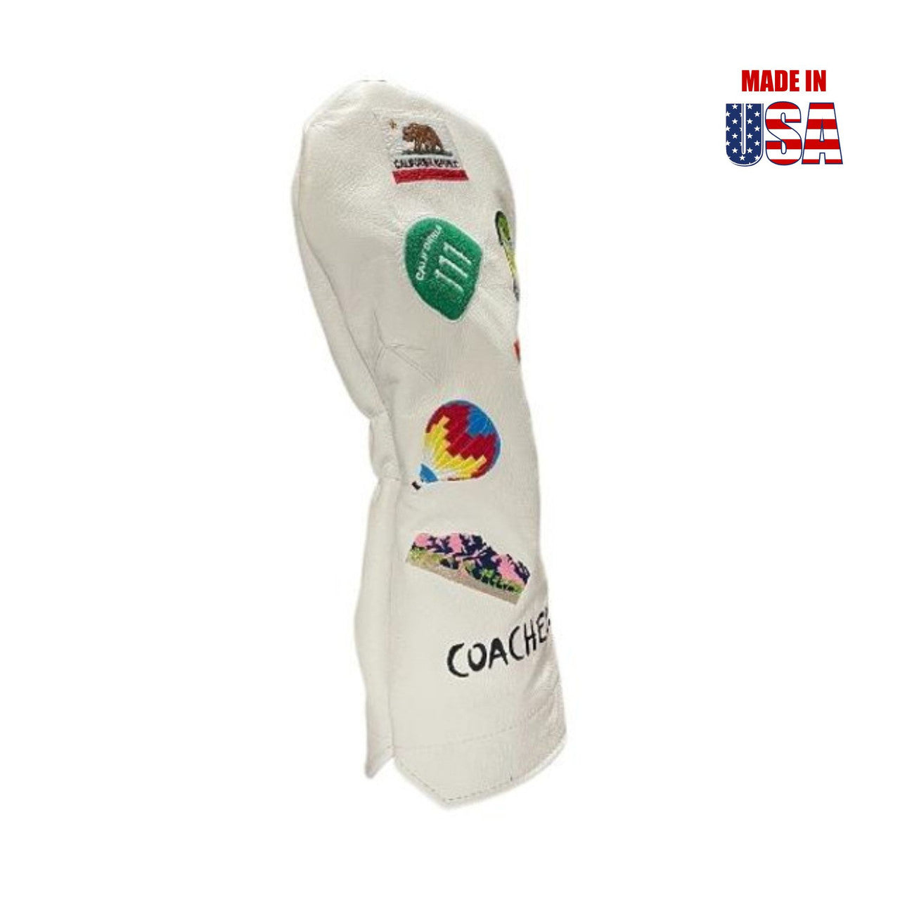 Coachella in White American Leather, Side View