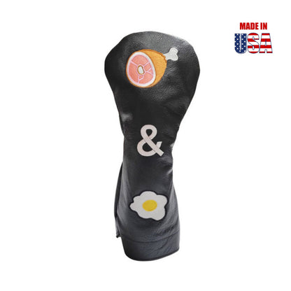 Ham & Egg Headcovers from Winston Collection, Driver, Black