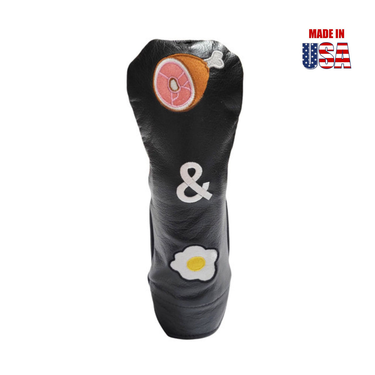 Ham & Egg Headcovers from Winston Collection, Fairway, Black