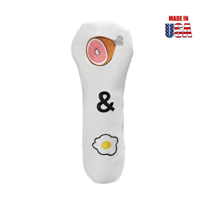Ham & Egg Headcovers from Winston Collection, Fairway, White