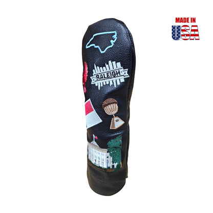 North Carolina Mural Black Fairway Headcover 1