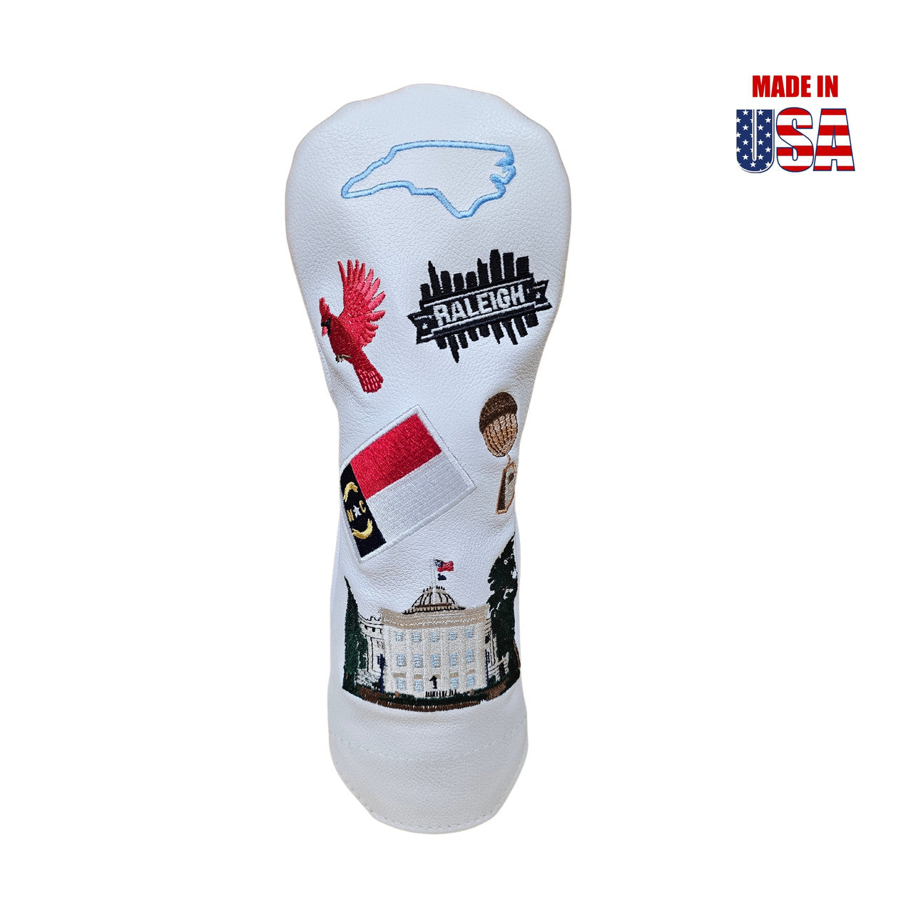 North Carolina Mural White Driver Headcover 2