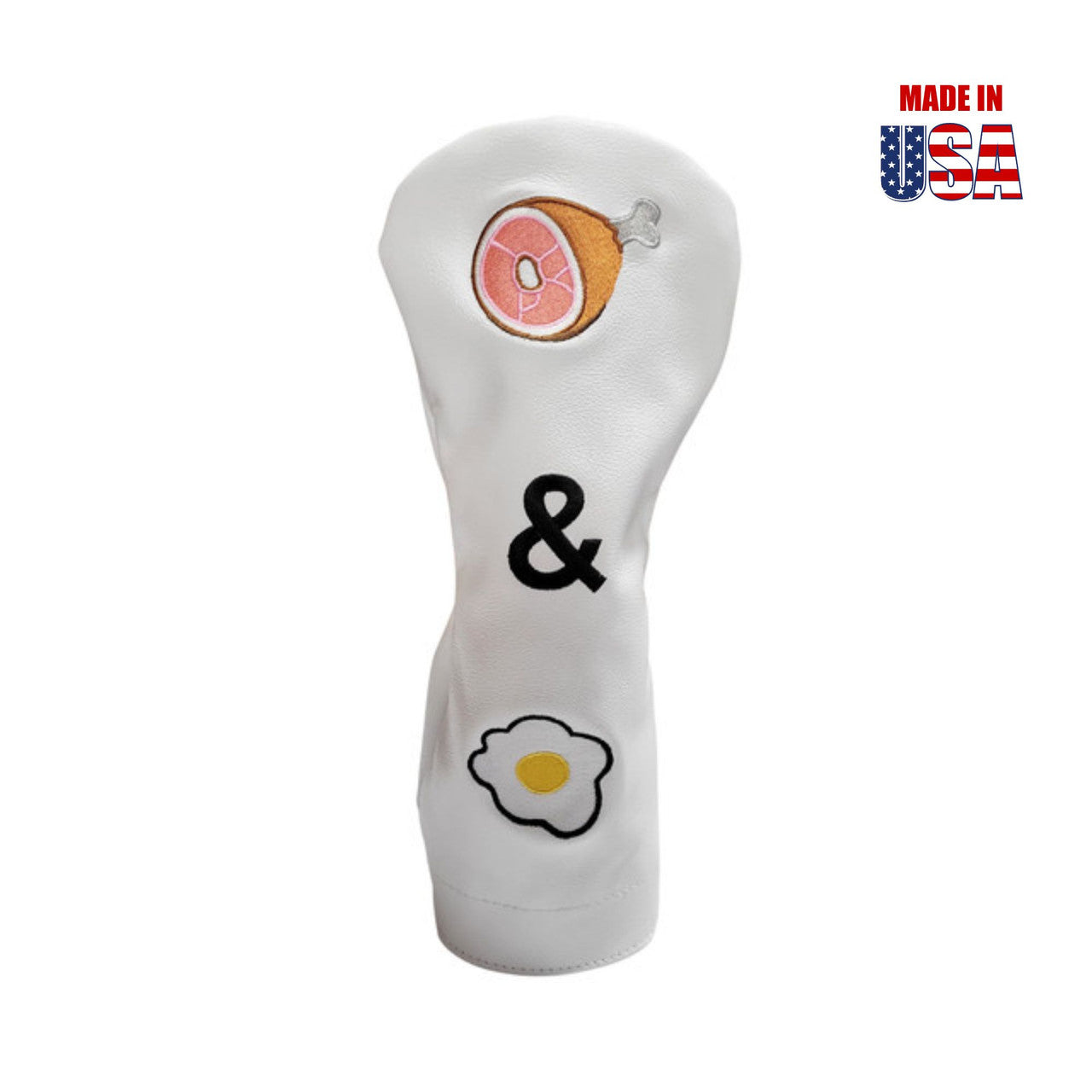 Ham & Egg Headcovers from Winston Collection, Driver, White