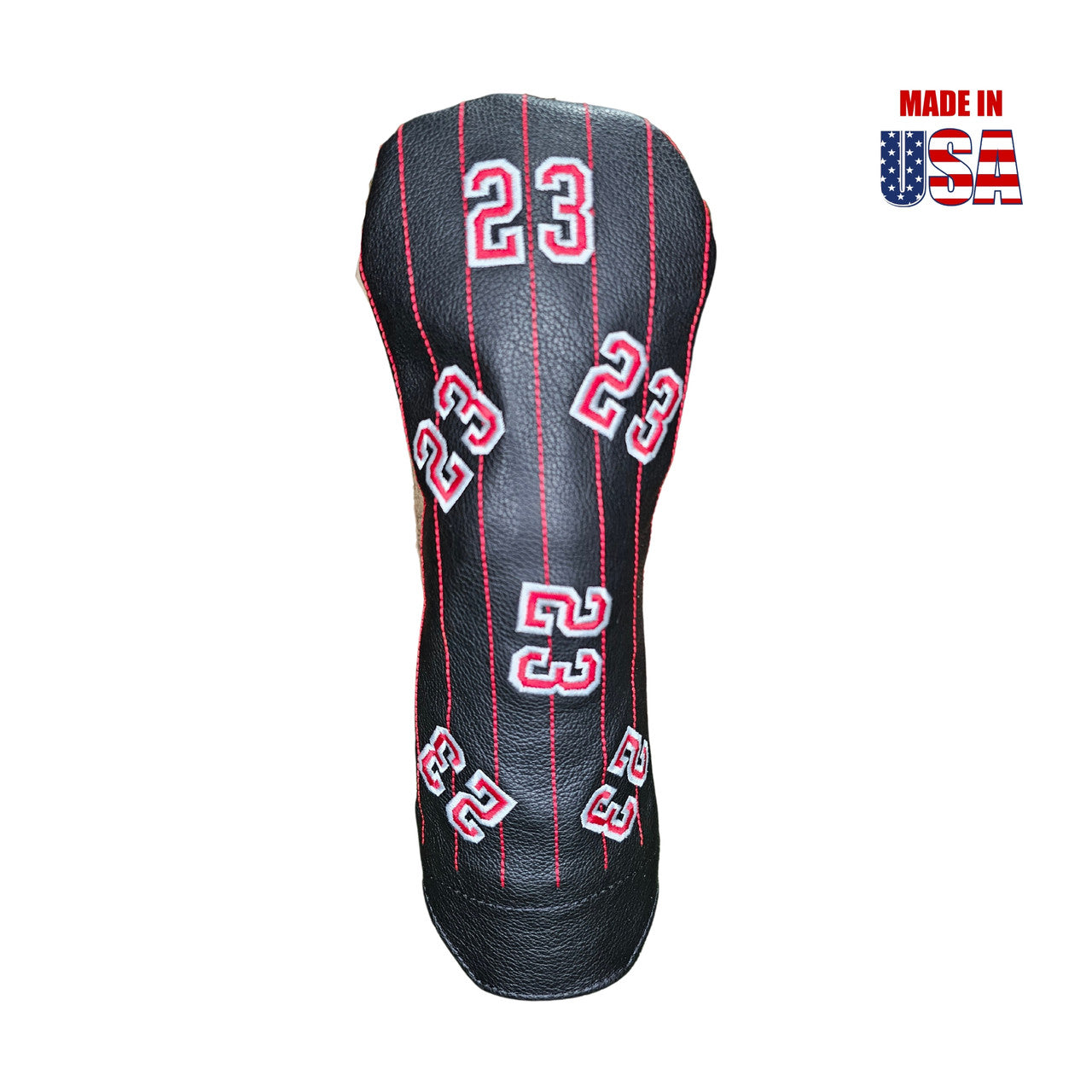 Basketball Jersey #23 in Red, dancing on Black American Leather Fairway, Chicago