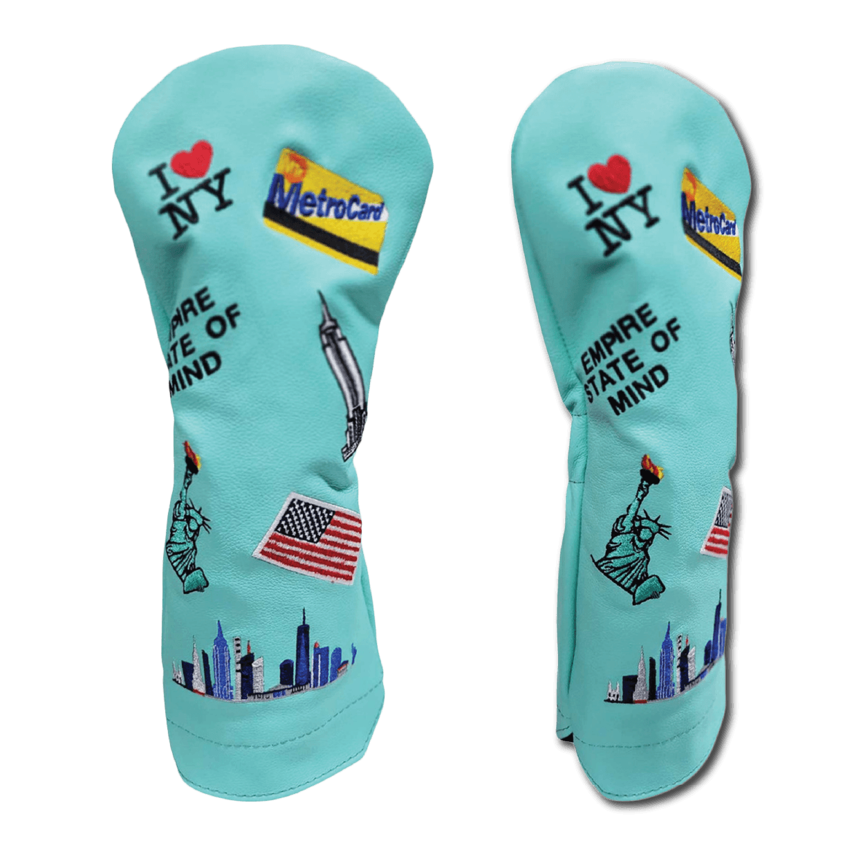 New York Mural Leather Headcovers