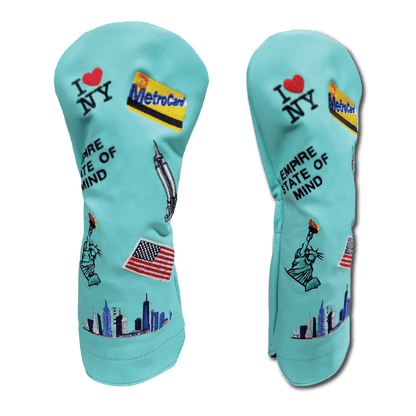 New York Mural Leather Headcovers