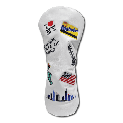 New York Mural Leather Headcovers