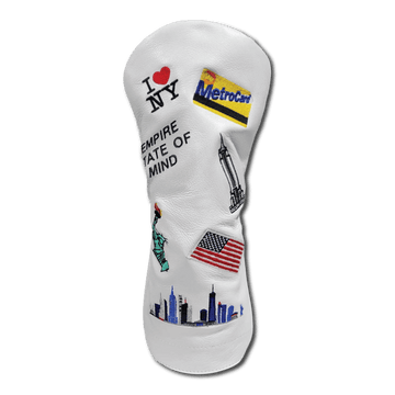 New York Mural Leather Golf Headcovers | Winston Collection