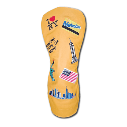 New York Mural Leather Headcovers