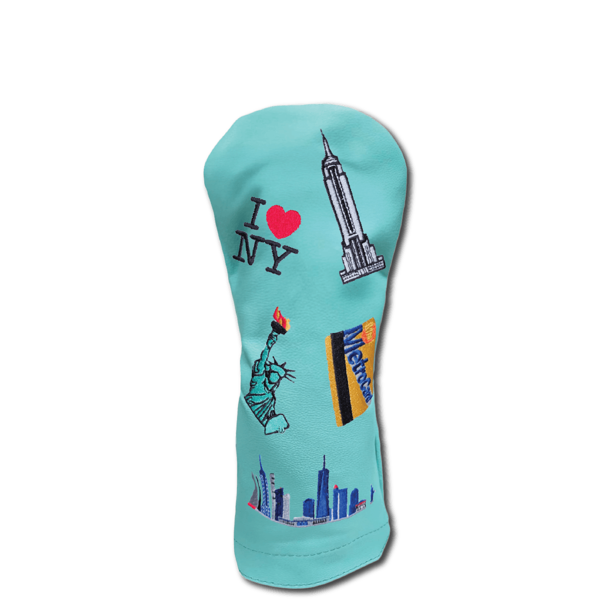New York Mural Leather Headcovers