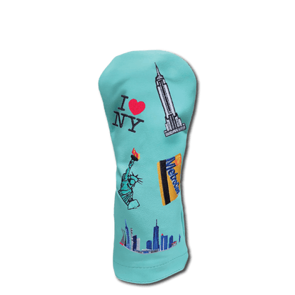 New York Mural Leather Headcovers