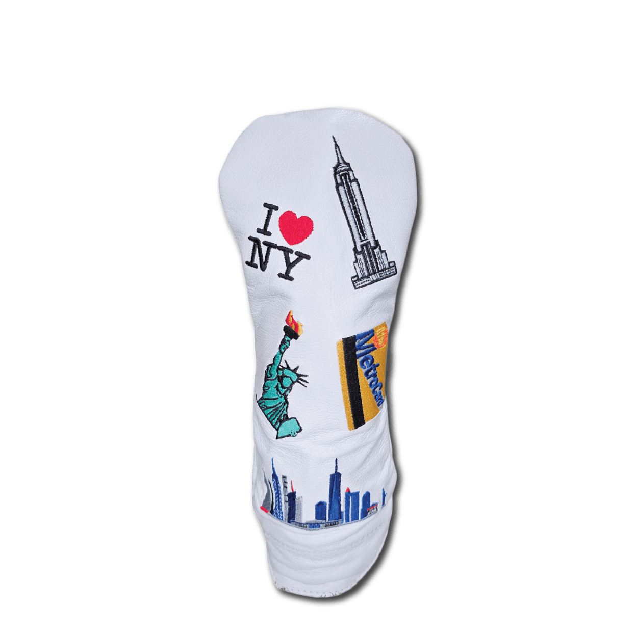 New York Mural Leather Headcovers - Winston Collection