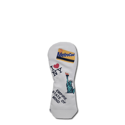 New York Mural Leather Headcovers