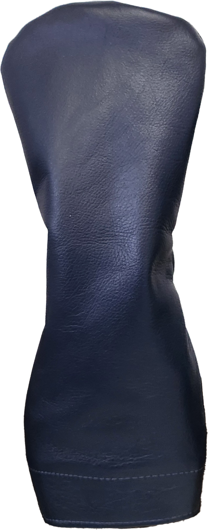Solid Navy Leather Hybrid Headcovers