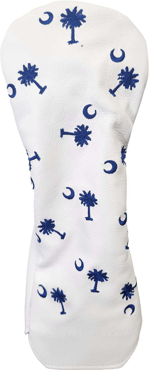 White American Leather with Embroidery of the Palmetto Crescent, South Carolina