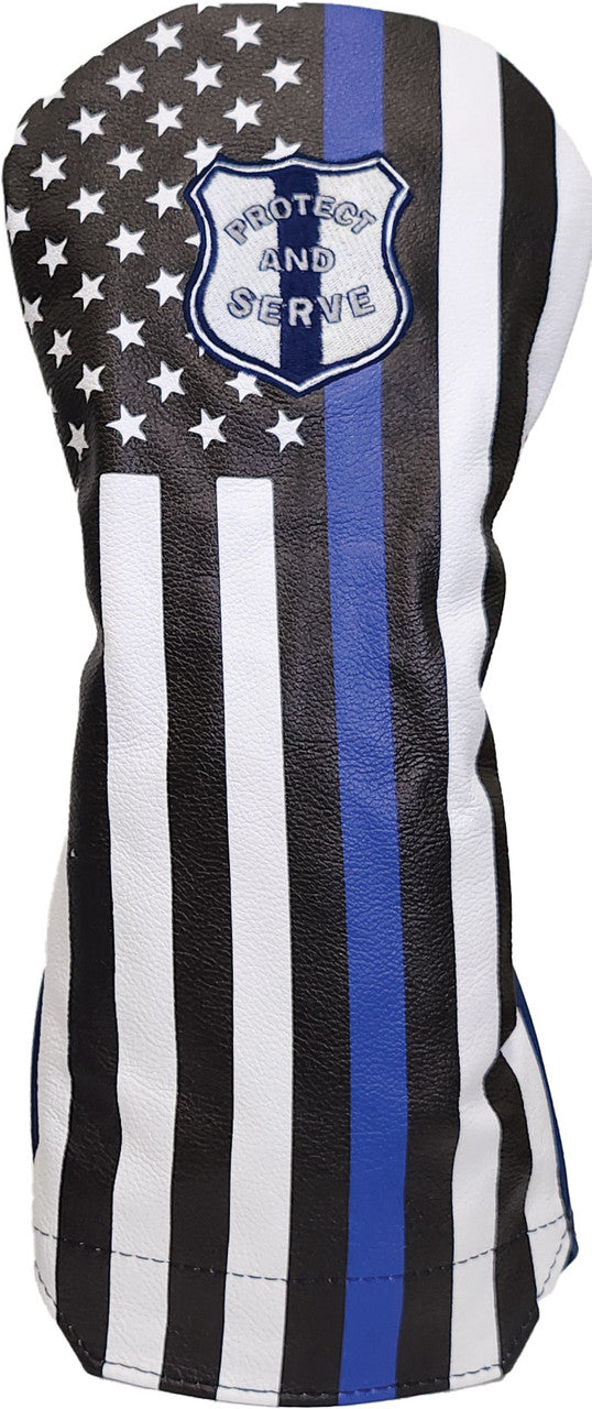 Police Leather Driver Headcover