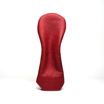 Red Pullup Premium Leather Headcovers - Winston Collection