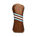 Three Stripe Premium Pullup Leather Headcovers - Driver