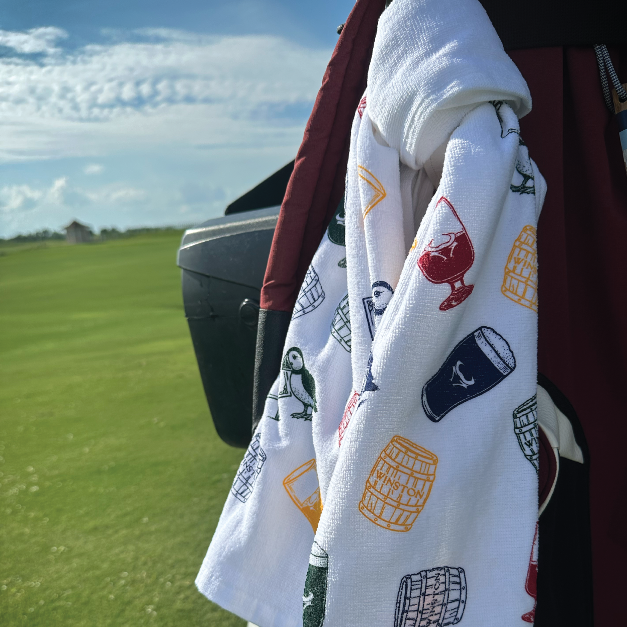 The Royal Pour Caddie Towel