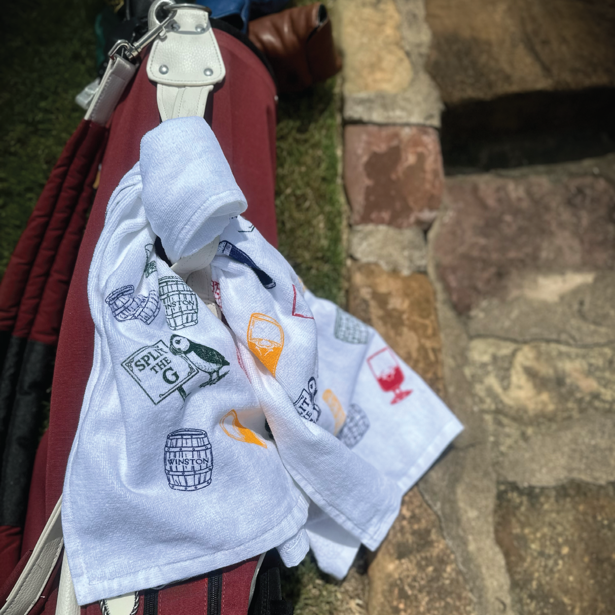 The Royal Pour Caddie Towel