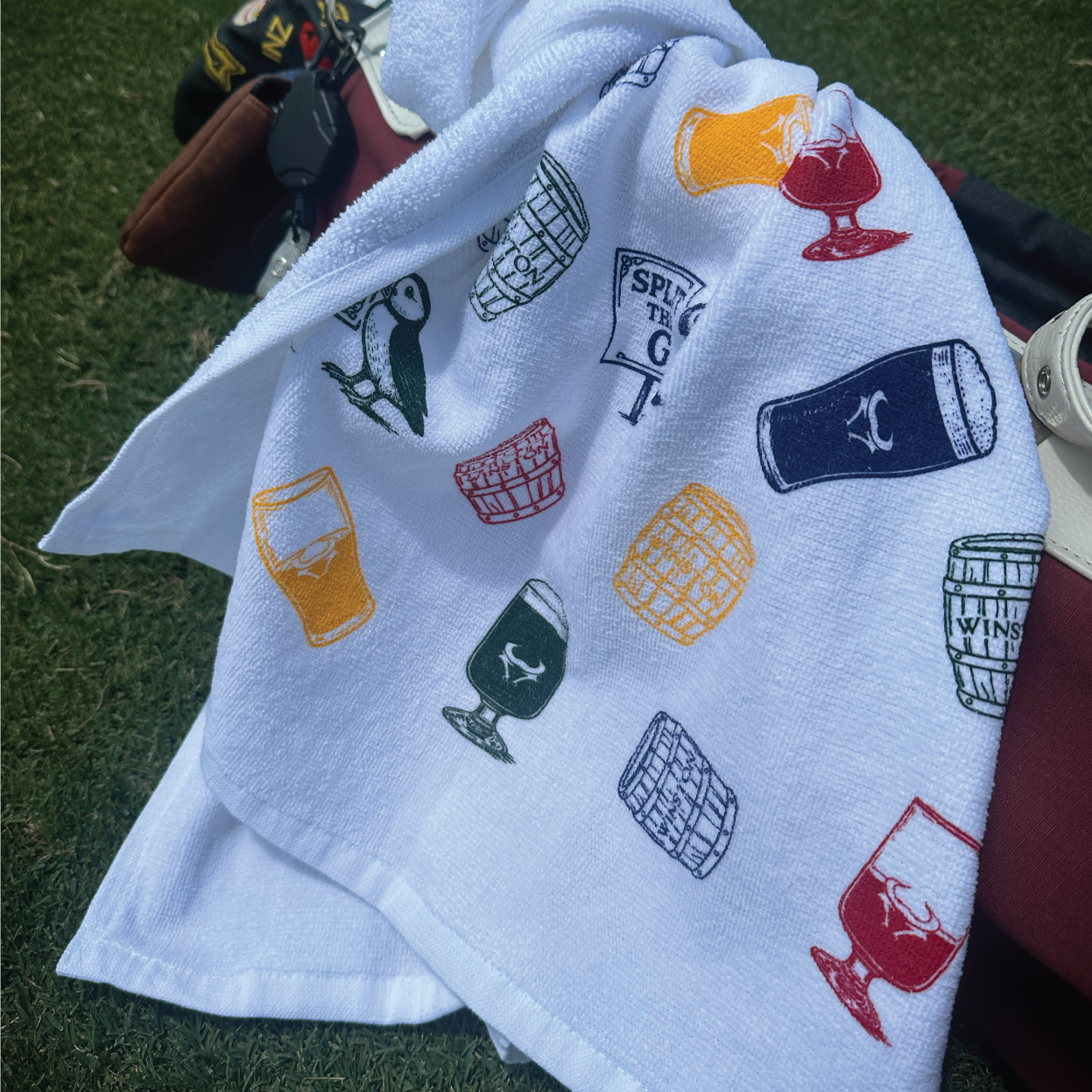 The Royal Pour Caddie Towel