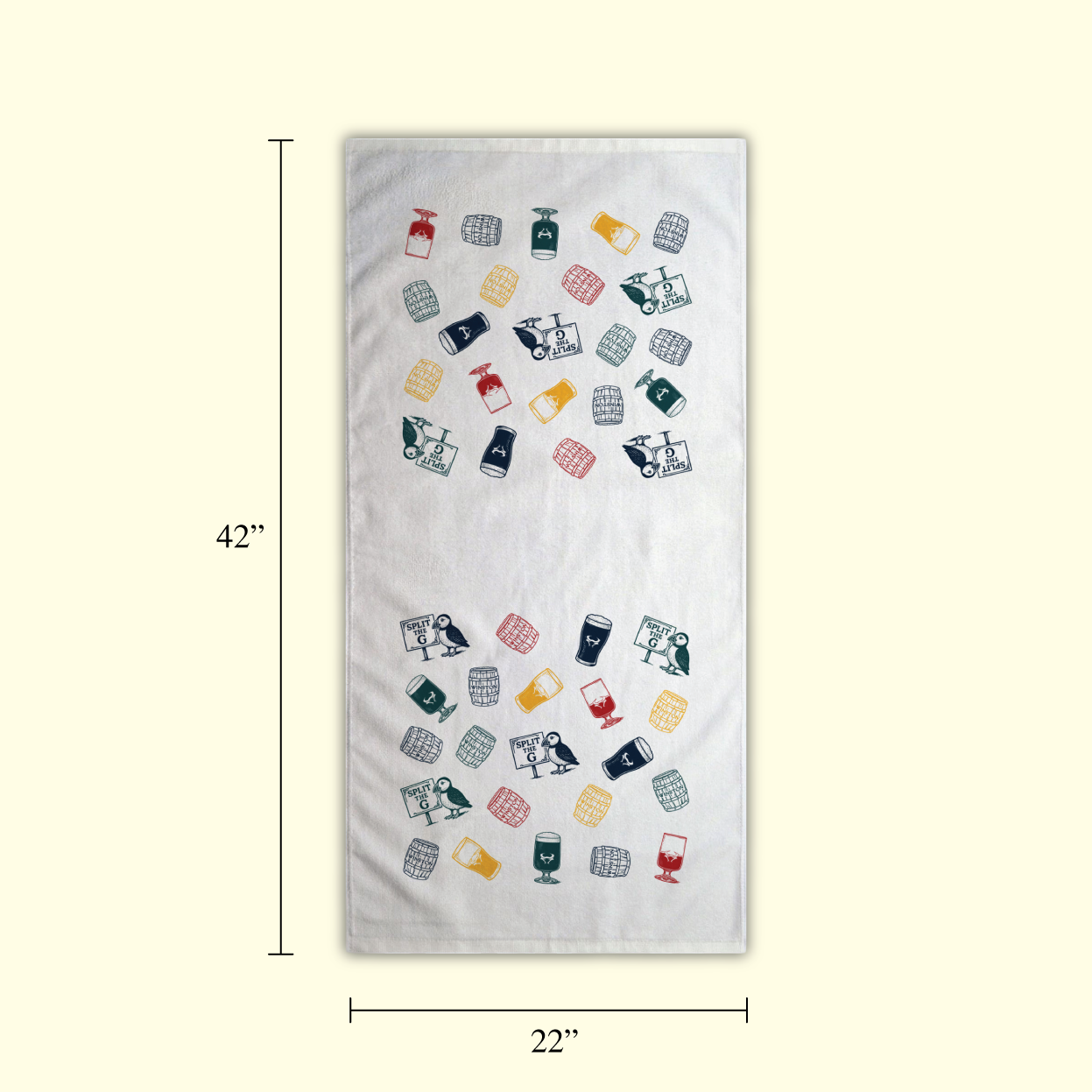 The Royal Pour Caddie Towel