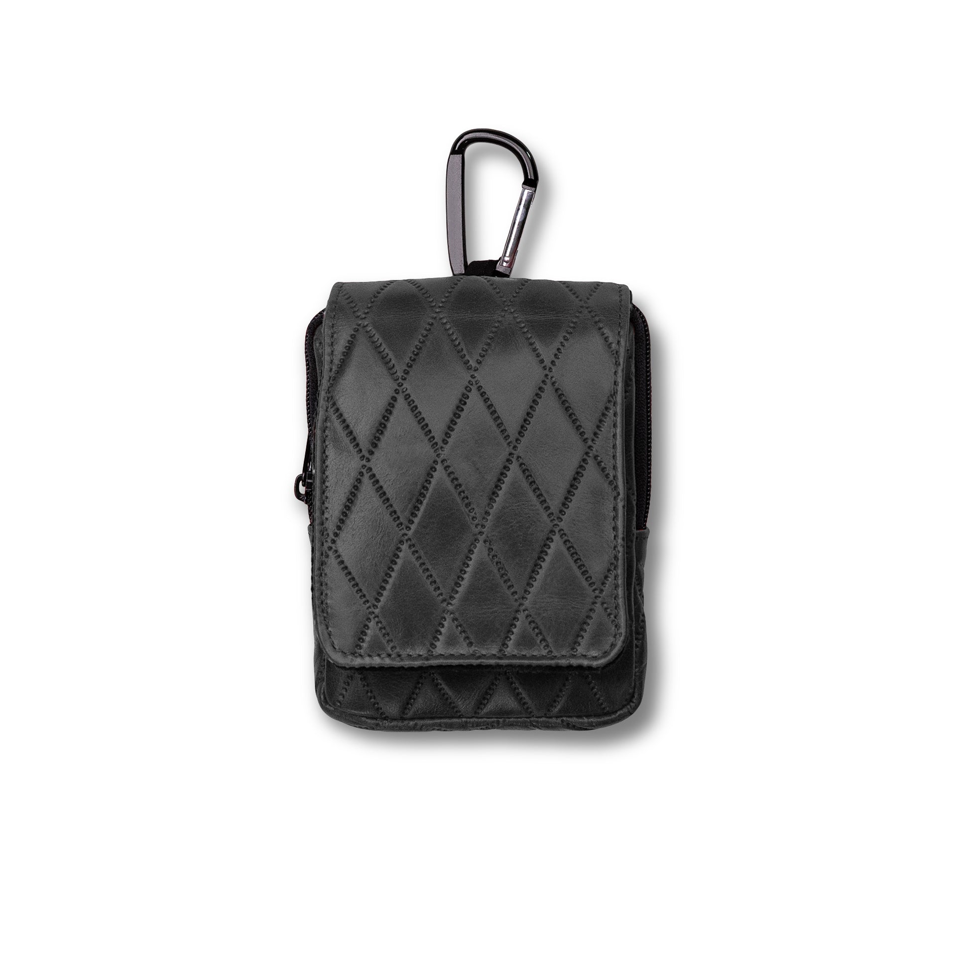 Aberdeen Diamond Leather Range Finder Case - Black
