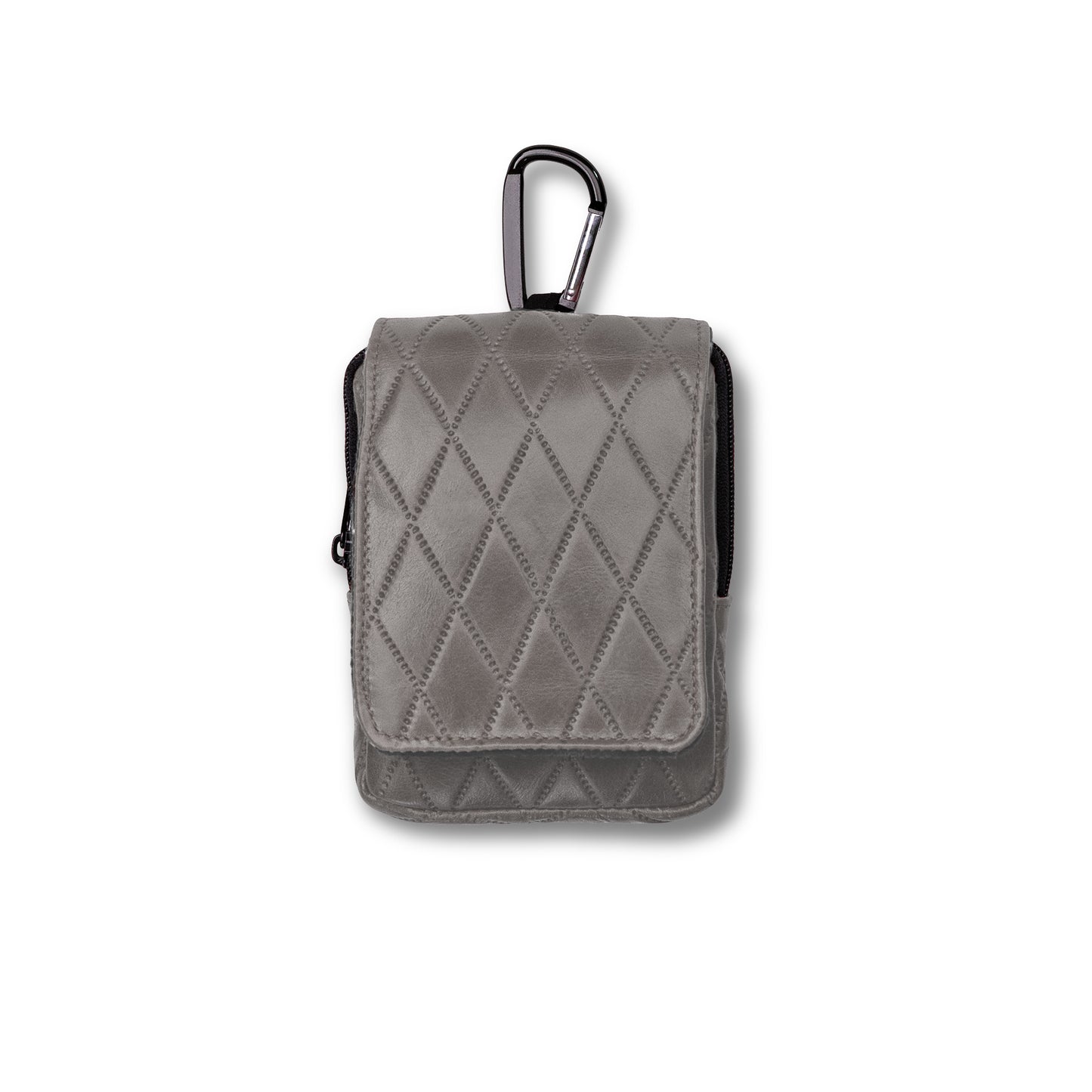 Aberdeen Diamond Leather Range Finder Case - Gray