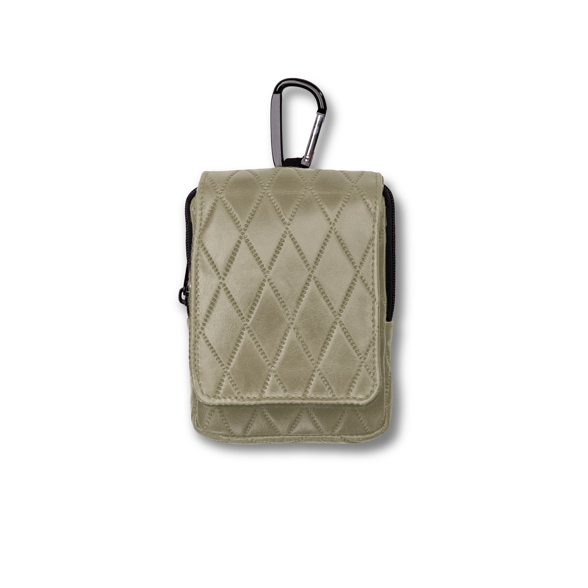 Aberdeen Diamond Leather Range Finder Case - Bone
