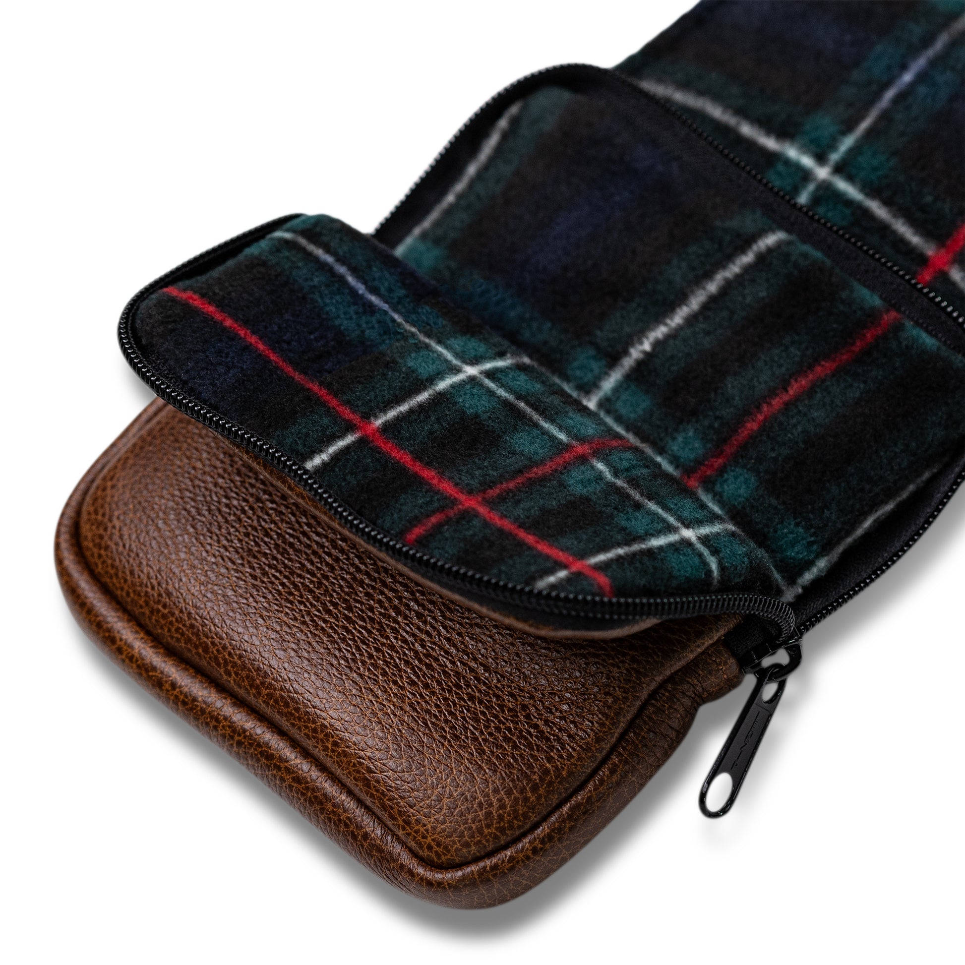 Italian Torino Leather Range Finder Case - Torino Leather - Grey