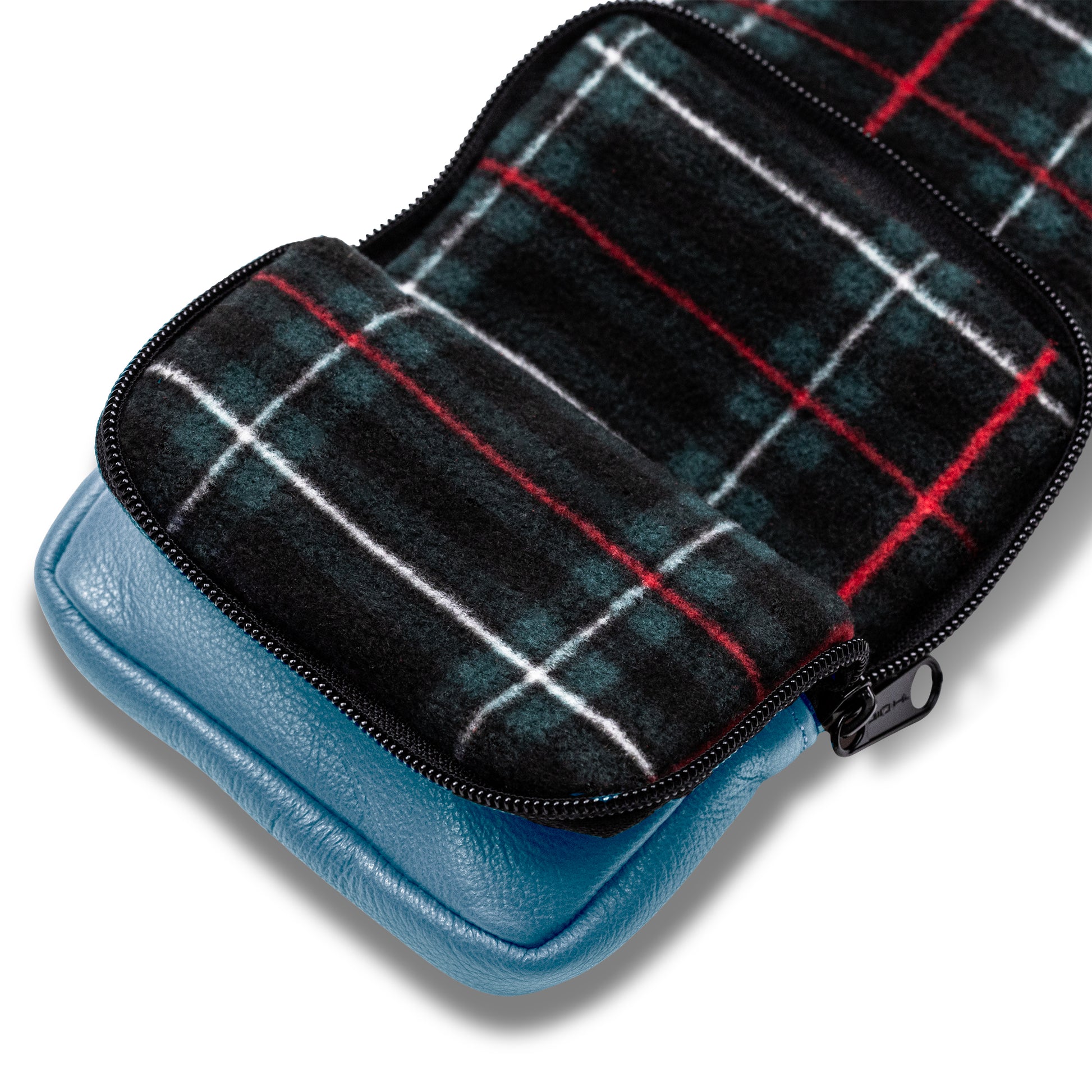Tradition Leather Range Finder Case - Carolina Blue