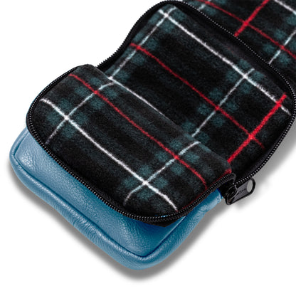 Tradition Leather Range Finder Case - Carolina Blue