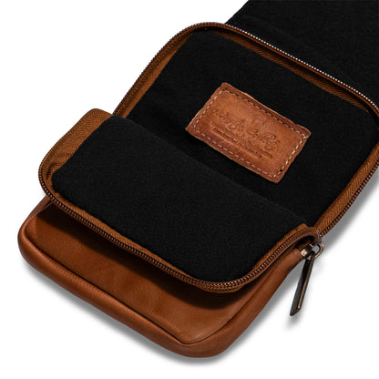 Range Finder Case in Colombian Leather - Tan