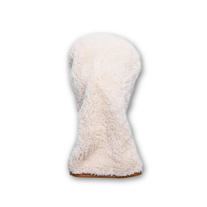Sherpa Fleece Headcovers - Driver - Cream
