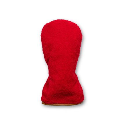 Sherpa Fleece Headcovers - Driver - Red