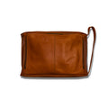 Deluxe Shoe Bag in Colombian Leather - Tan