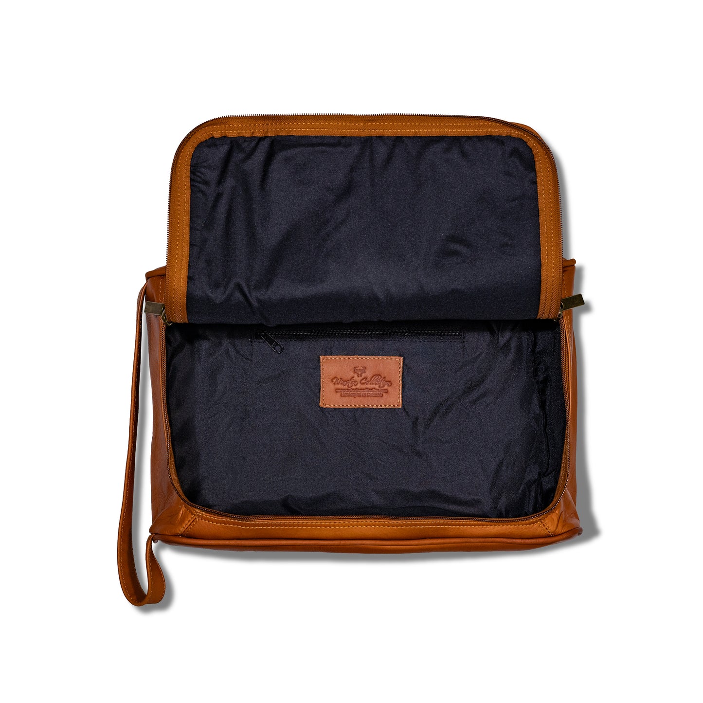 Deluxe Shoe Bag in Colombian Leather - Tan