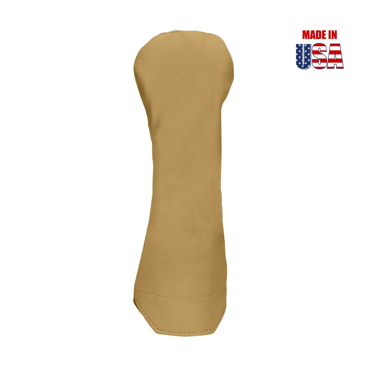 Gold American Leather Fairway Headcover