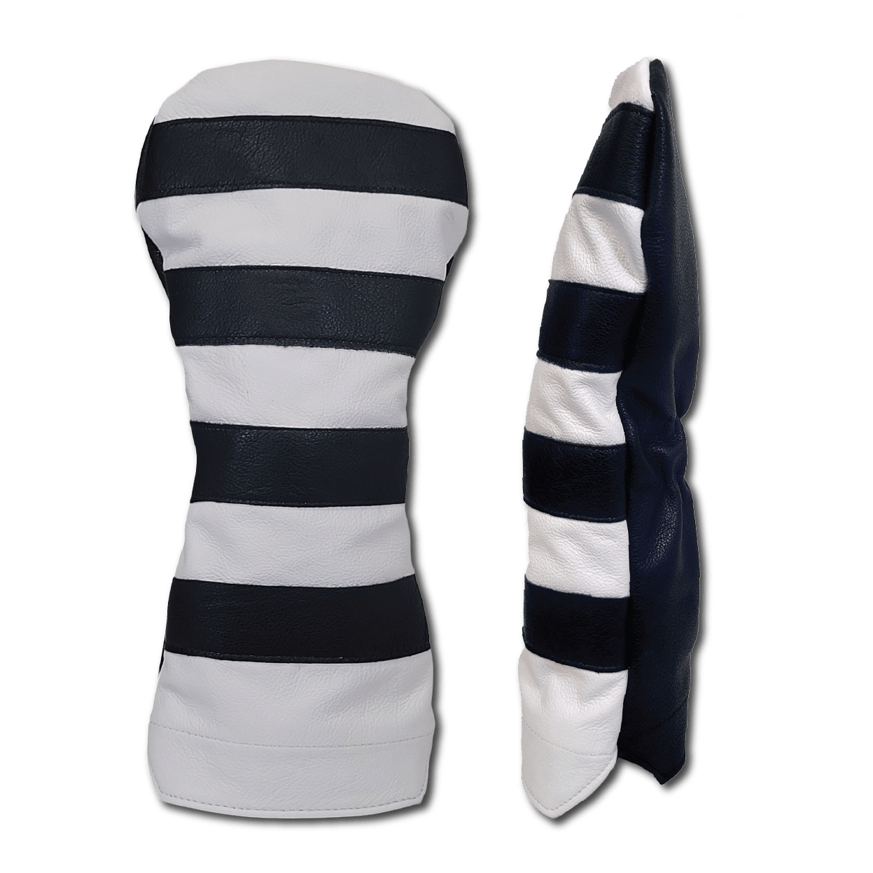 Signature Four Stripe Driver Leather Golf Headcovers - Winston Collection