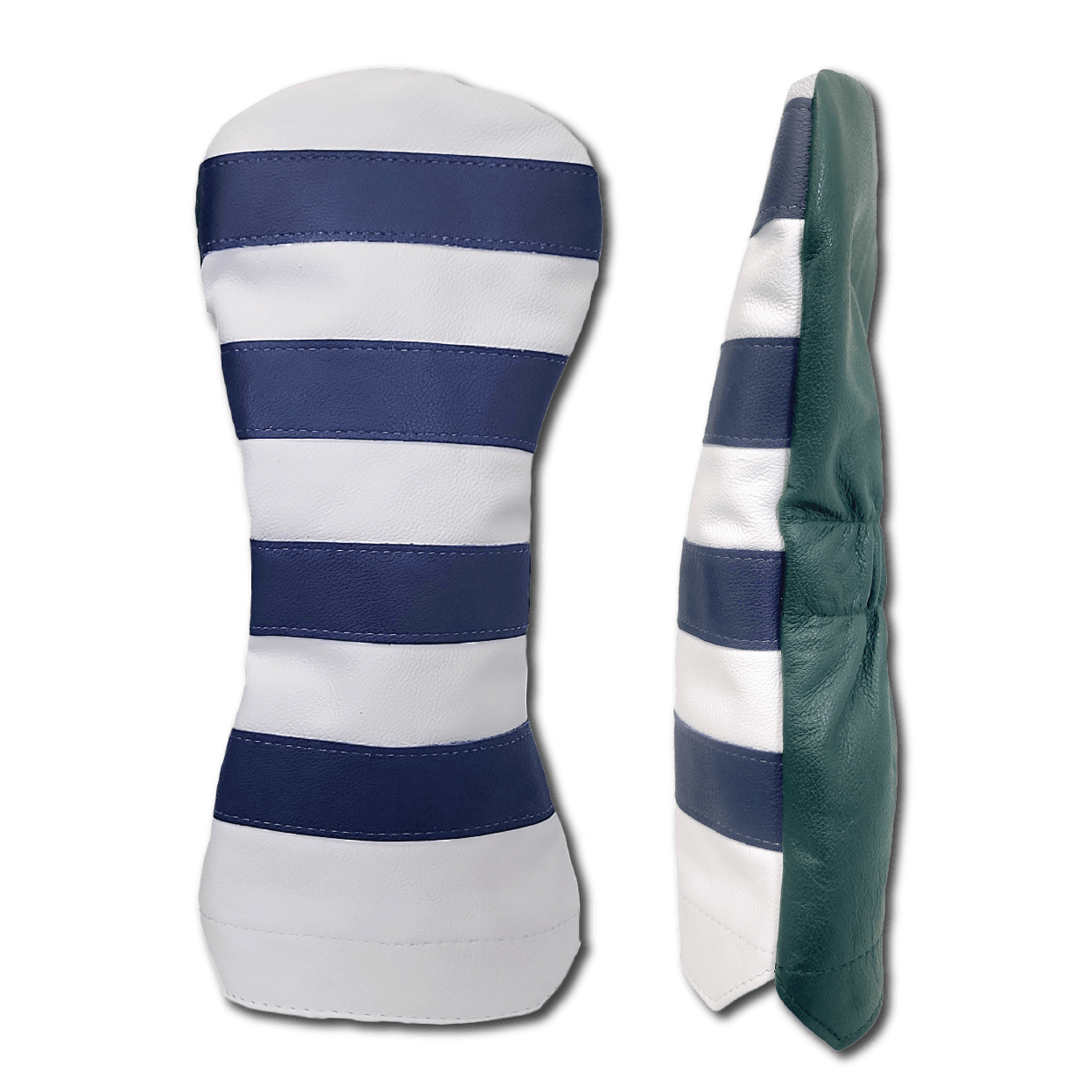 Signature Four Stripe Driver Leather Golf Headcovers - Winston Collection