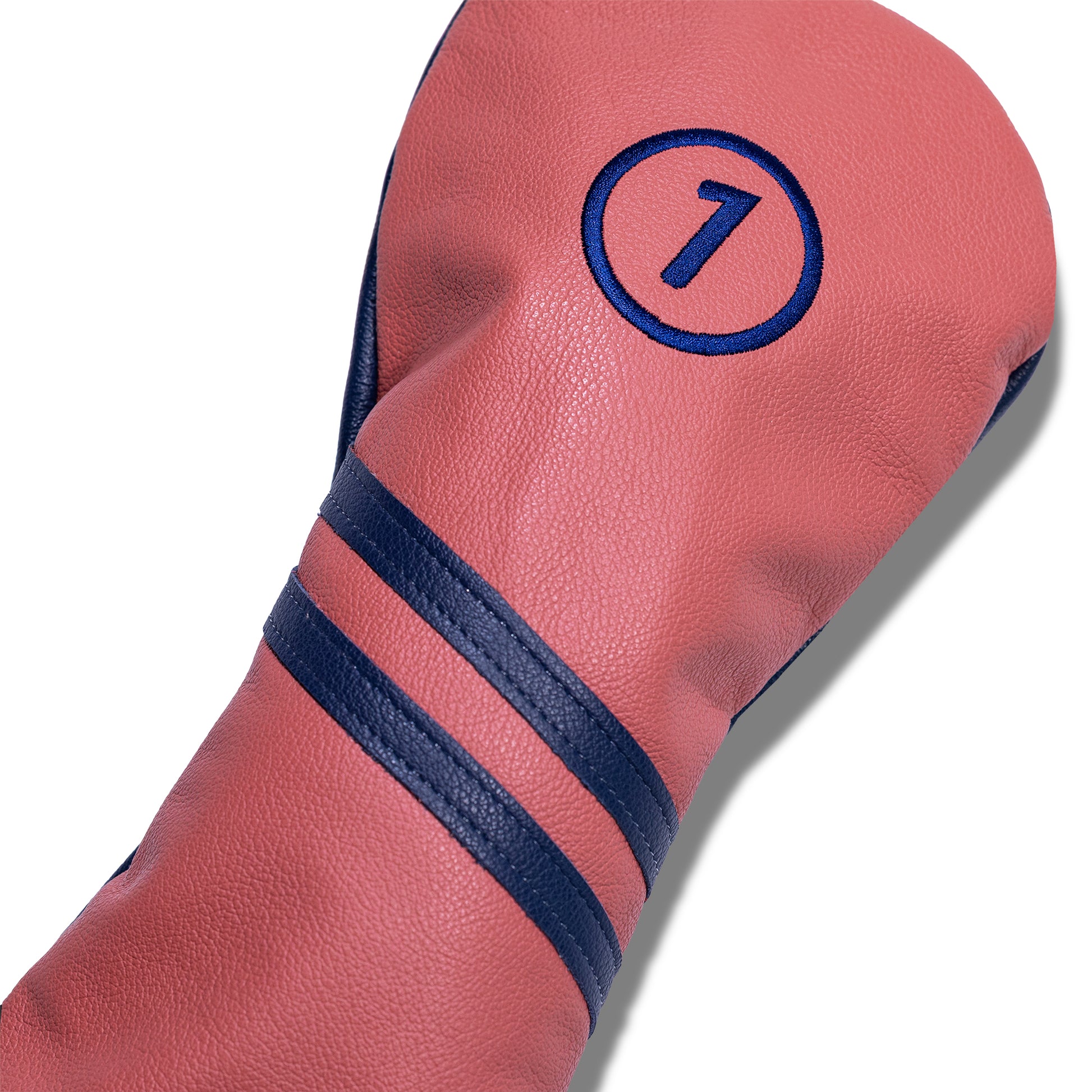 Two Stripe Letters Tradition Leather Headcovers - Driver