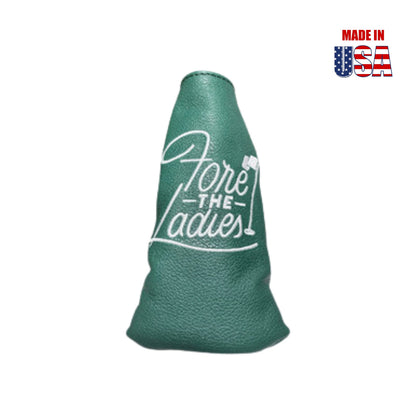 For the Ladies Blade/Boot Style Putter Covers in Kelly Green American Leather