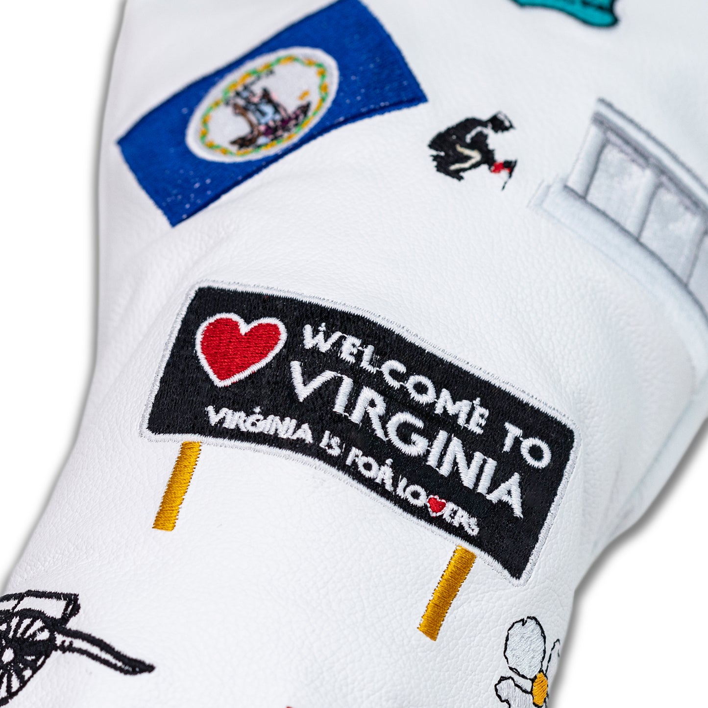 Famous Landmarks in Virginia Leather Headcovers