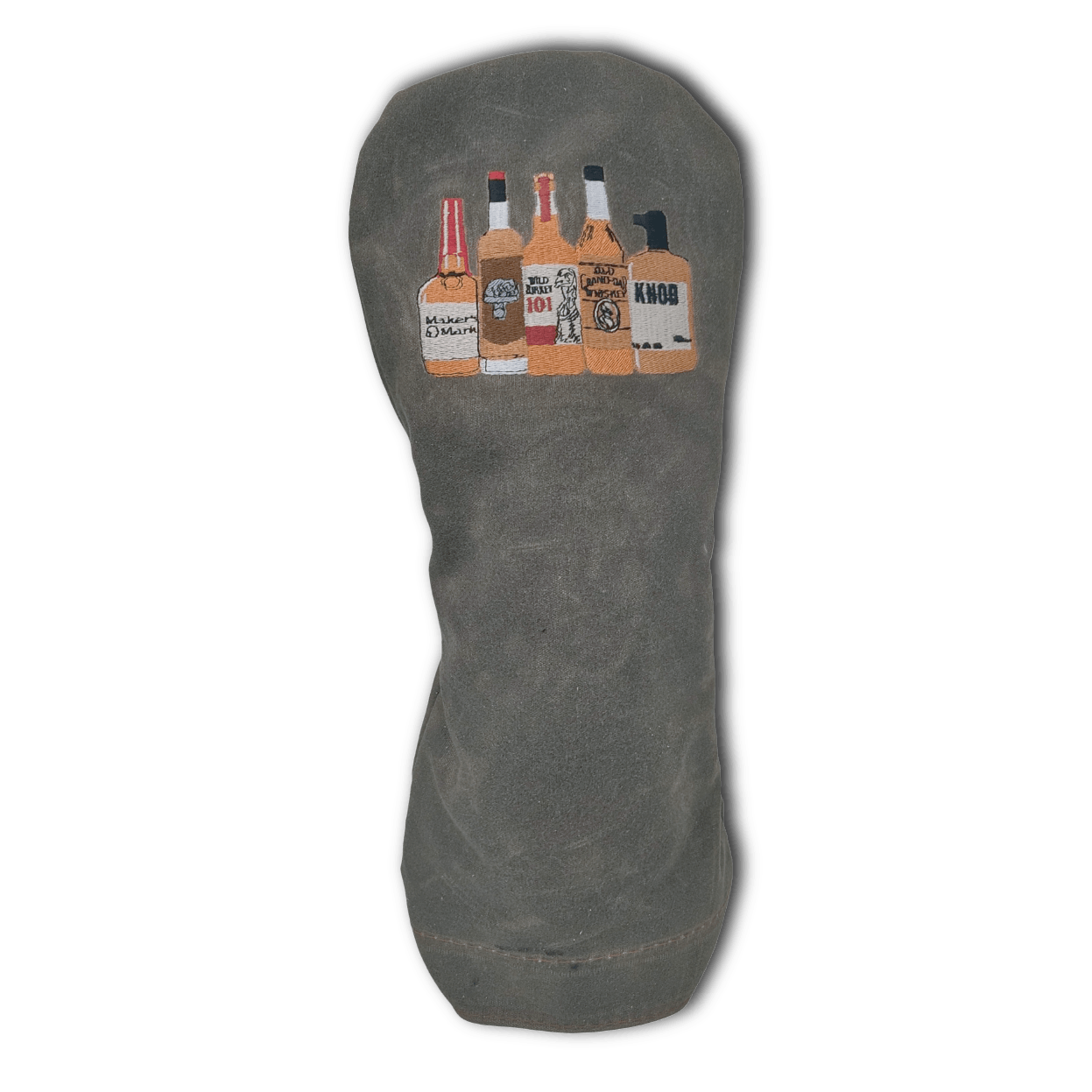 Waxed Canvas Whiskey Bottles Headcover