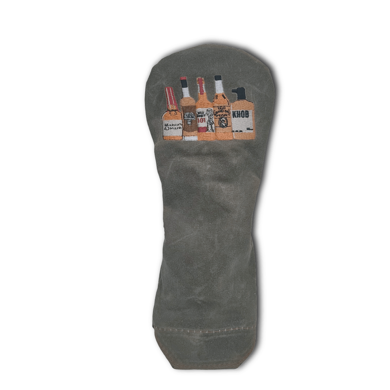 Waxed Canvas Whiskey Bottles Headcover