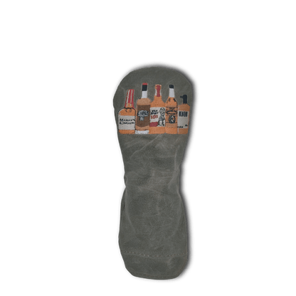 Waxed Canvas Whiskey Bottles Headcover
