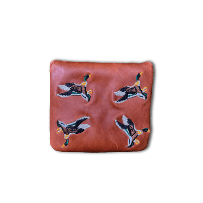 Flying Mallard Pullup Leather Universal Mallet Putter Cover